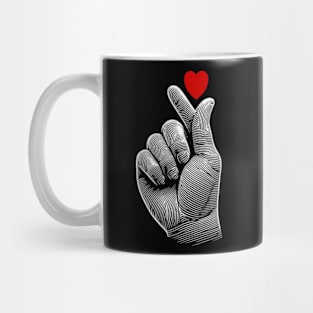 Heart Hand Sign Mug